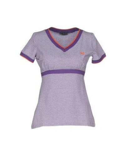 Shop Fred Perry T-shirt In Purple