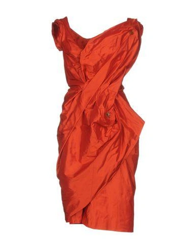 Vivienne Westwood Knee-length Dresses In Red