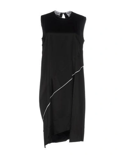 Shop Dkny Knee-length Dress In Black