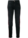 PIERRE BALMAIN 侧条纹紧身牛仔裤,FP56201JX625212102566