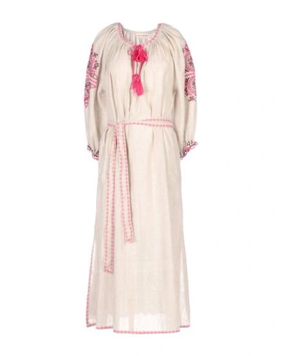 Ulla Johnson 3/4 Length Dress In 米色