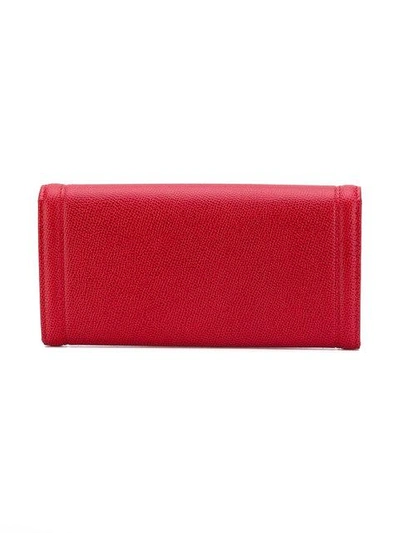 Shop Ferragamo Salvatore  Fold-over Wallet - Red