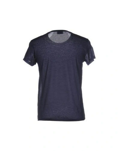 Shop Acne Studios T-shirt In Dark Blue