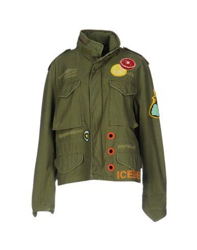 Iceberg Jacket In Military Green