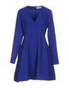 Essentiel Antwerp Short Dress In Bright Blue