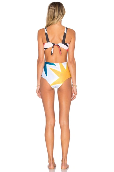 Shop Mara Hoffman Cut Out One Piece In White