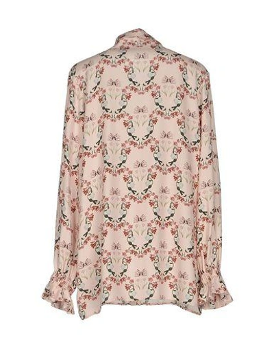 Shop Mother Of Pearl Floral Shirts & Blouses In Light Pink