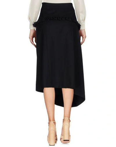 Shop Preen By Thornton Bregazzi 3/4 Length Skirt In Black