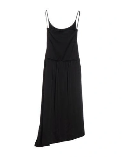 Shop Rabanne 3/4 Length Dress In Black