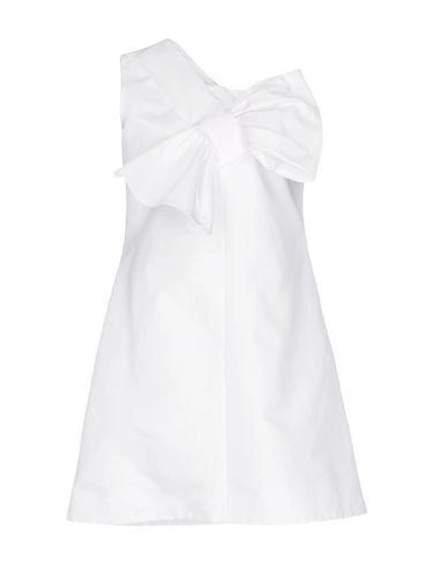 Shop Victoria Victoria Beckham Short Dresses In White