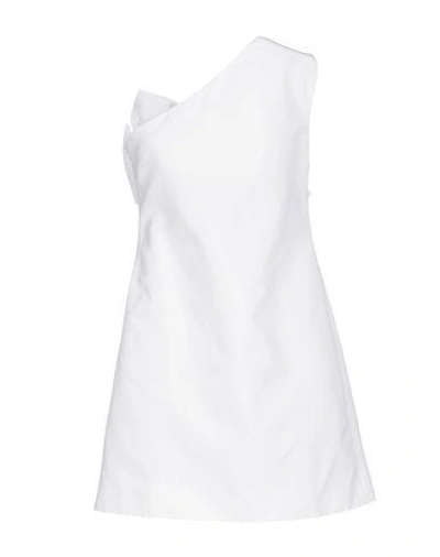 Shop Victoria Victoria Beckham Short Dresses In White