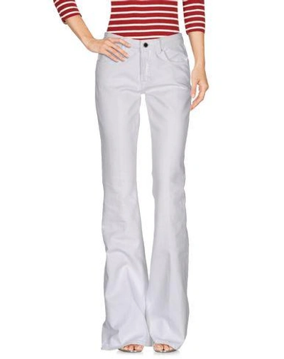 Shop Victoria Victoria Beckham Denim Pants In White