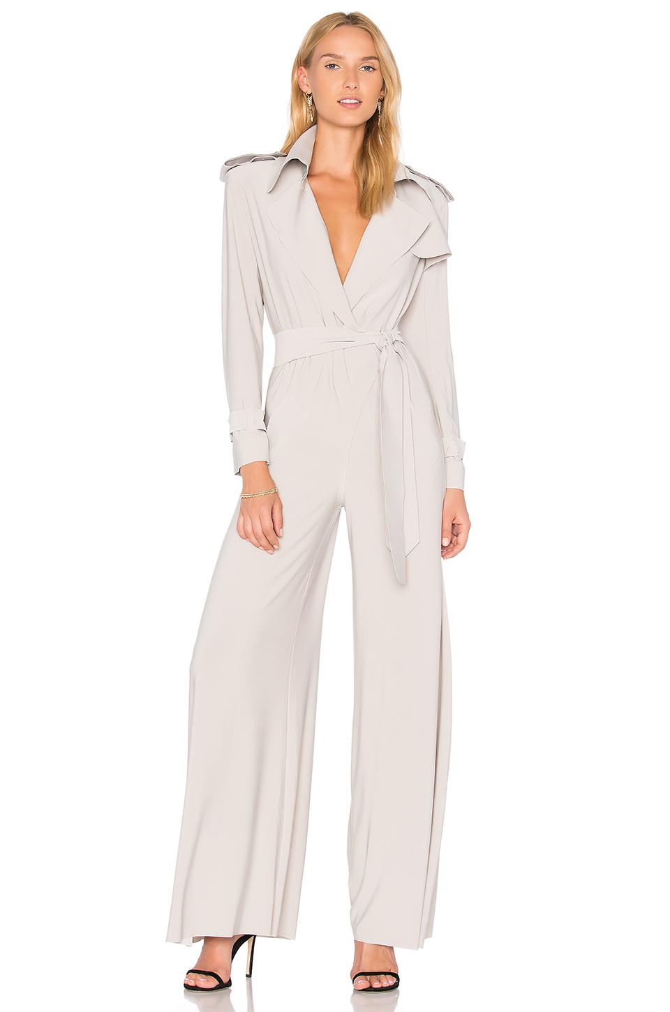 light gray jumpsuit