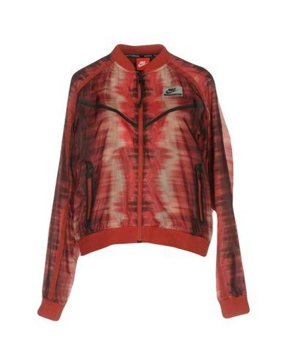Shop Nike Bomber In Red