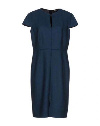 Paule Ka Knee-length Dress In Deep Jade