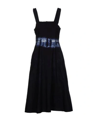 Shop Rachel Comey Midi Dress In Dark Blue