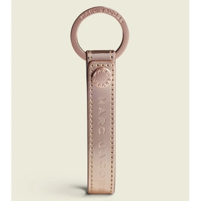 Marc Jacobs Metallic Key Loop In Rose Gold