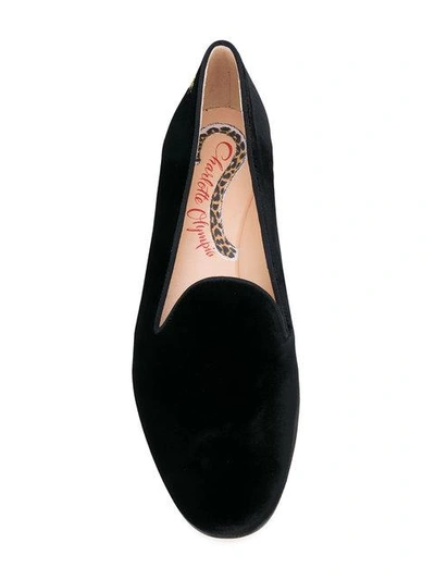 Shop Charlotte Olympia Classic Slippers In Black