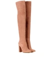 GIANVITO ROSSI Exclusive to mytheresa.com - Suede thigh-high boots