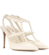 Valentino Rockstud Leather Slingback Pumps
