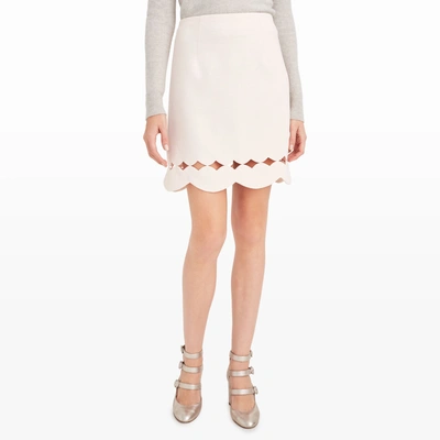 sachin and babi light blue dress Club Monaco Atrina Scallop Skirt