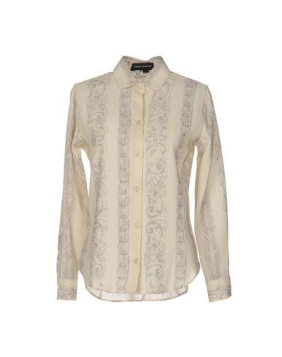 Andrea Incontri Patterned Shirts & Blouses In Ivory