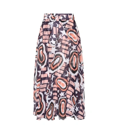 Shop Bower Swimwear Jade Crêpe Skirt In Multicoloured