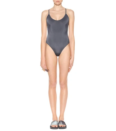 Shop Bower Swimwear Fitzgerald Swimsuit In Grey