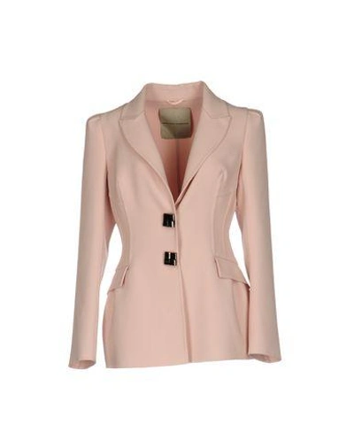 Shop Ermanno Scervino Blazer In Light Pink