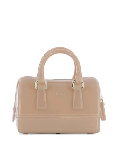 Furla Pink Pvc Handle Bag