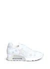 ASH 'Lucky Star' appliqué mixed knit sneakers