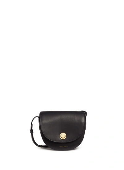 Shop Mansur Gavriel Mini Leather Saddle Bag