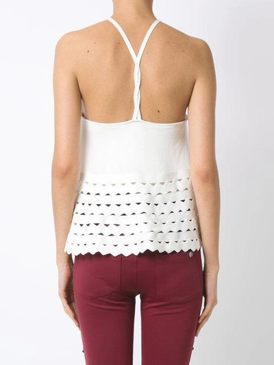 Shop Andrea Bogosian Knitted Bodysuit - White
