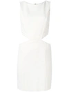 PIERRE BALMAIN sleeveless cutout mini dress,DRYCLEANONLY