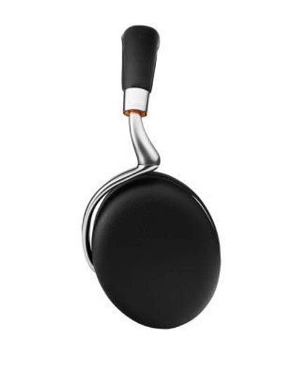Shop Parrot Zik 3 Black Leather-grain Headphones And Wireless Charger