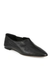 THE ROW Cara Slip-On Nappa Leather Flats