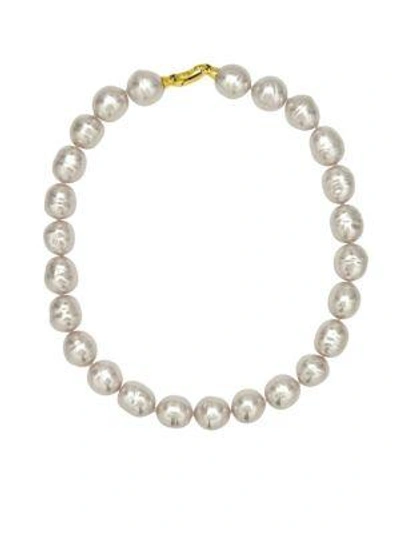Shop Majorica 14mm White Baroque Pearl Necklace