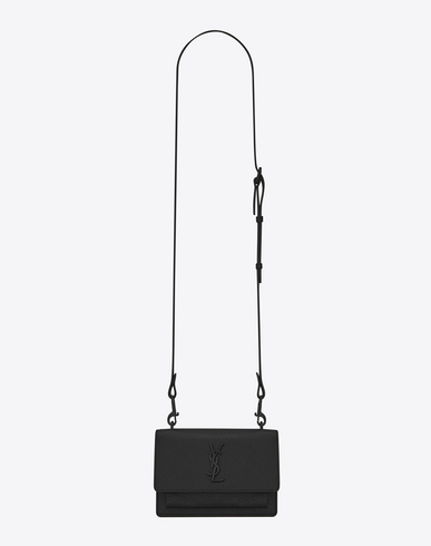 ysl sunset bag leather strap