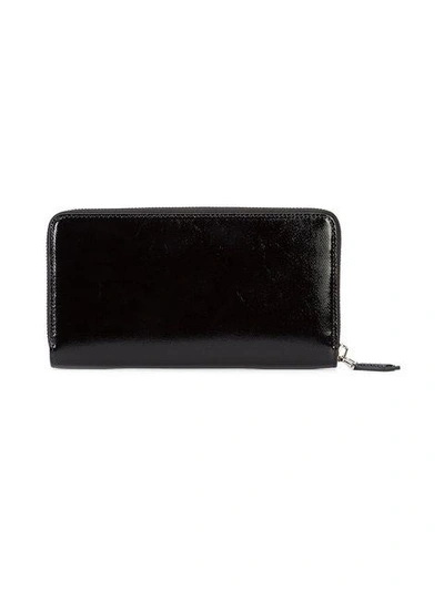 Shop Givenchy Star Print Zip Wallet In Black