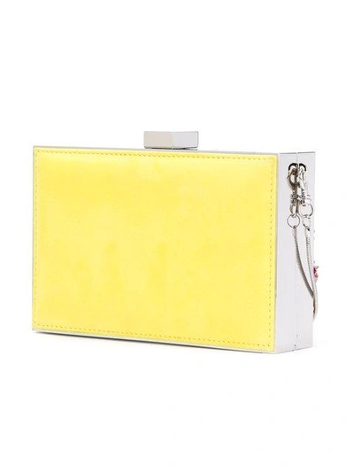 Shop Gedebe Cactus And Monkey Clutch In Yellow