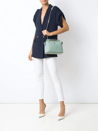 Shop Fendi Dotcom Click Shoulder Bag - Blue