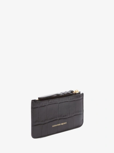 Shop Alexander Mcqueen Zipped Card Holder