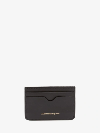 Shop Alexander Mcqueen Leather Card Holder