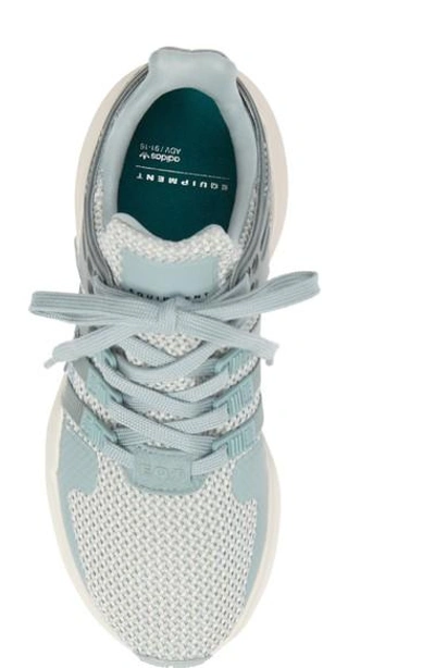 Shop Adidas Originals Eqt Support Adv Sneaker In Green/ Green/ Off White