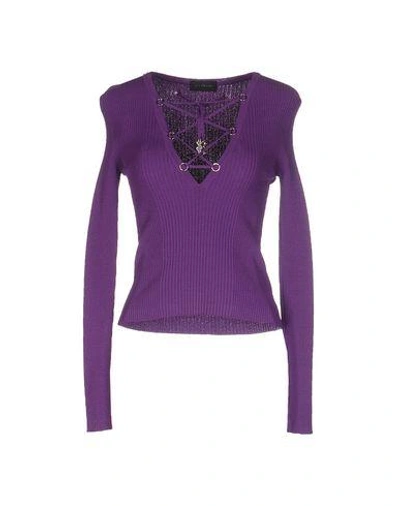 Shop John Richmond Sweaters In Purple