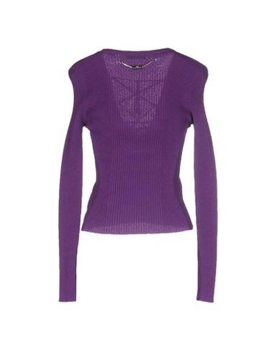 Shop John Richmond Sweaters In Purple