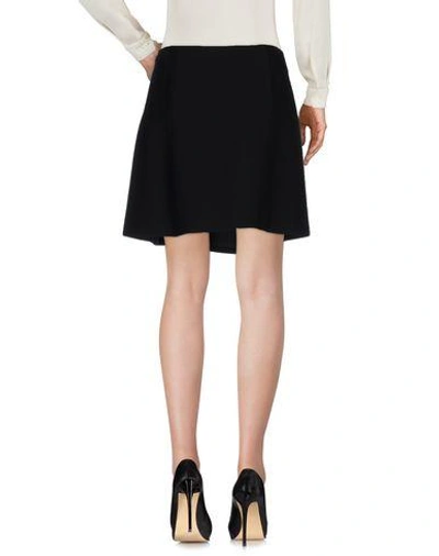 Shop Miu Miu Knee Length Skirts In Black