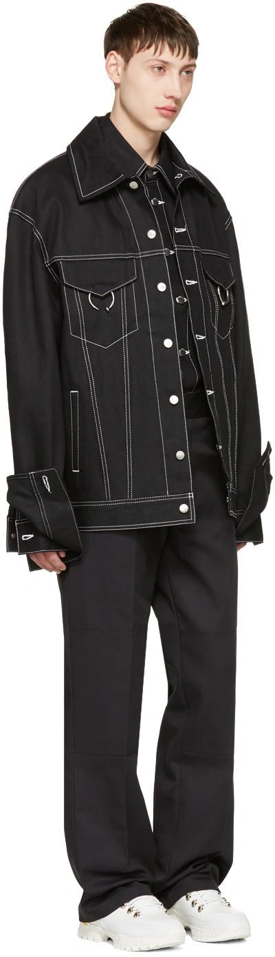 Black Oversized Denim Jacket