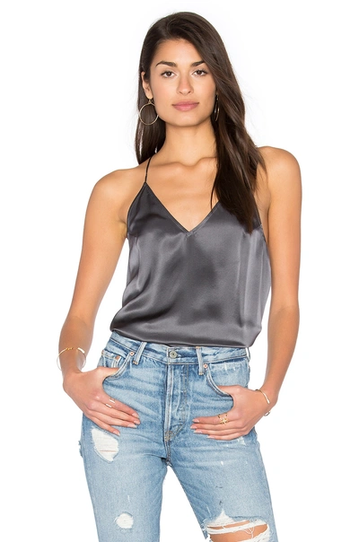Cami Nyc The Jenna Cami In Charcoal.  In Slate Grey