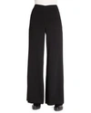 Theory Simmone Admiral Crepe Wide-leg Pants, Black In Black